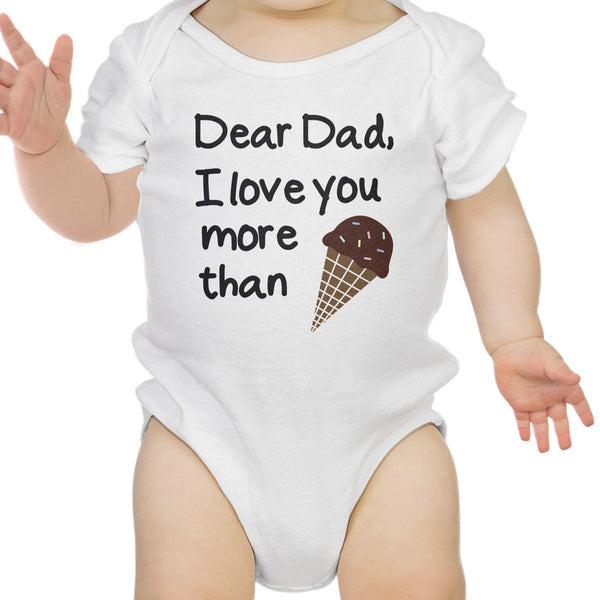 Ice-cream Dad Baby Onesie