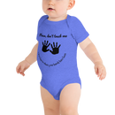 Please don't touch me baby onesie