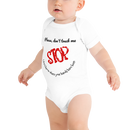 Please don't touch me baby onesie