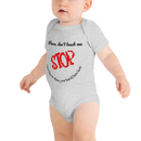 Please don't touch me baby onesie