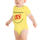 Please don't touch me baby onesie