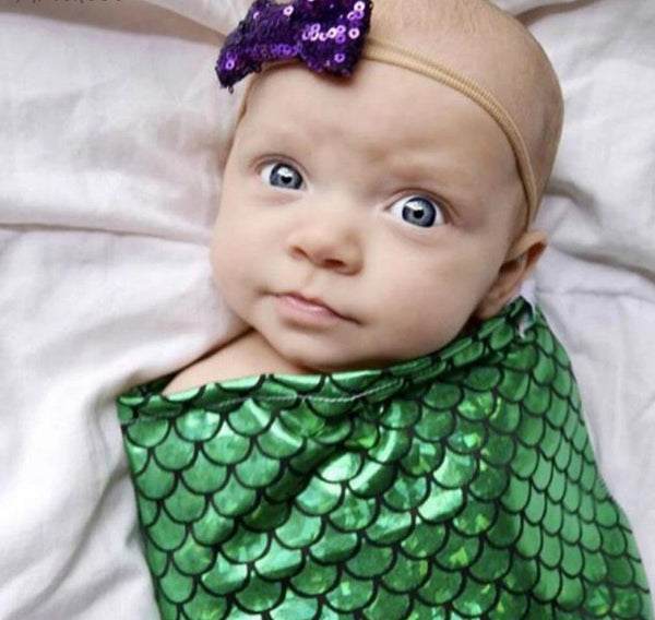 Baby mermaid swaddle hotsell