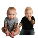 Newborn Baby Tattoo Long Sleeve Onesie